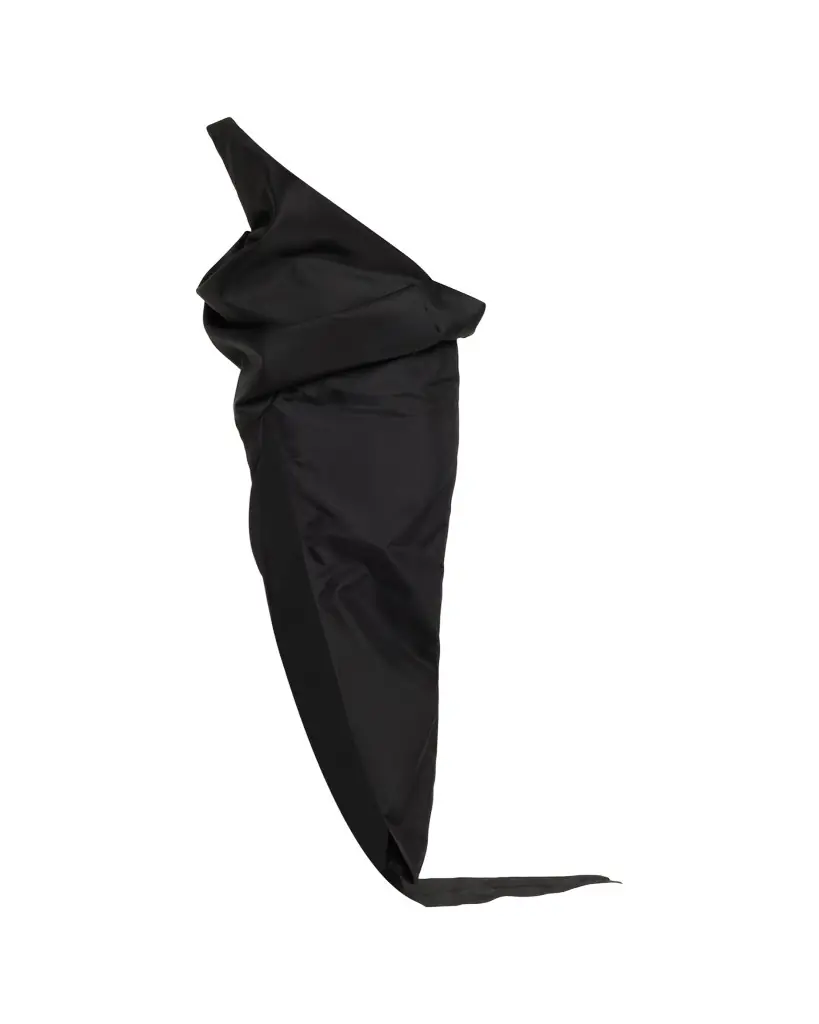 Rick Owens Temple Sculptural Draped Slit Skirt | Image 1 Rick Owens Temple Sculptural Draped Slit Skirt | Image 1