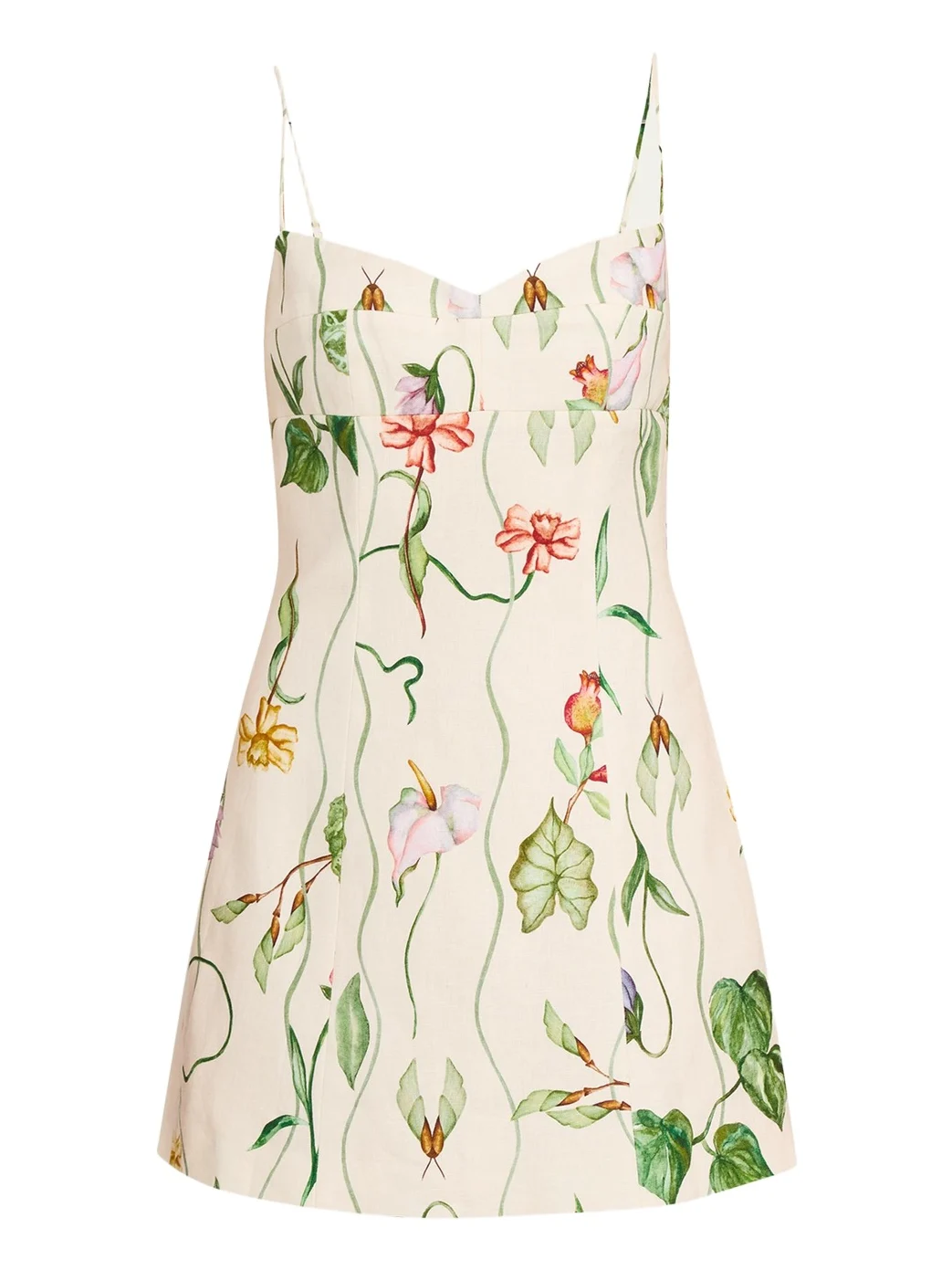 Cherry Linen Mini Dress Cherry Linen Mini Dress