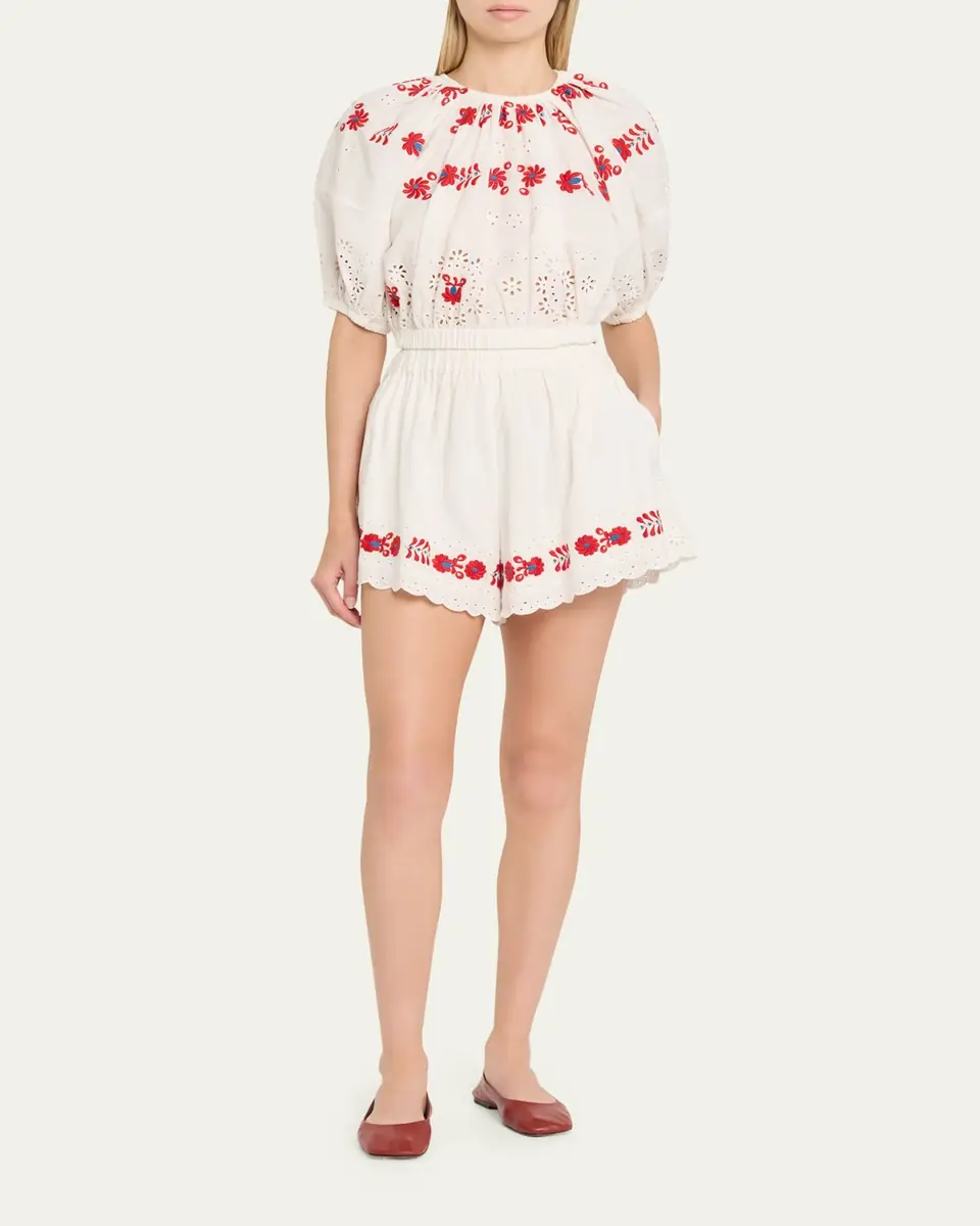 Sea Catharina Embroidered Shorts | Thumbnail 2 Sea Catharina Embroidered Shorts | Thumbnail 2