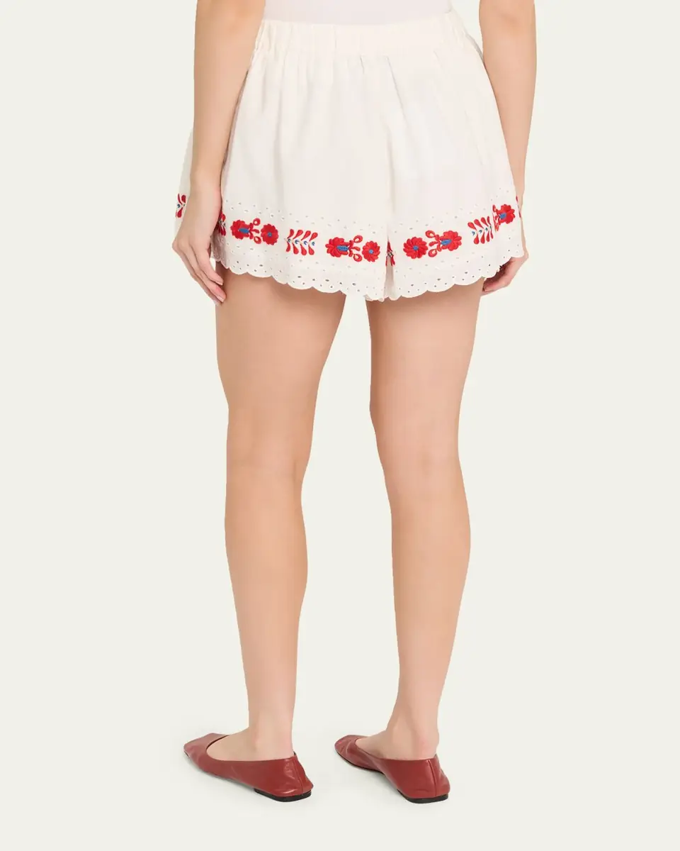 Sea Catharina Embroidered Shorts | Thumbnail 3 Sea Catharina Embroidered Shorts | Thumbnail 3
