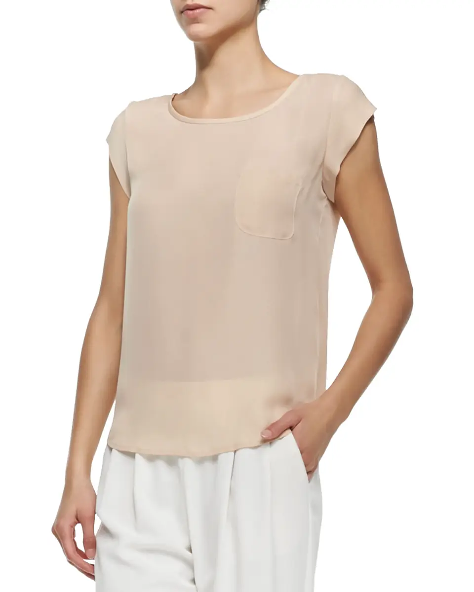 Attersee Ribbed Silk T-Shirt | Thumbnail 6 Attersee Ribbed Silk T-Shirt | Thumbnail 6