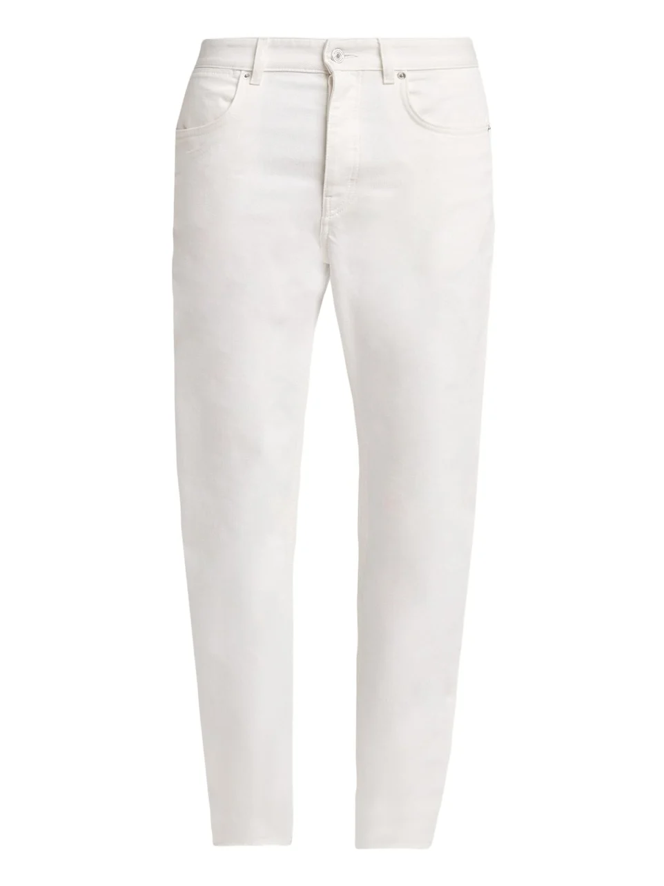 Givenchy Men's White Denim Straight-Leg Five-Pocket Pants