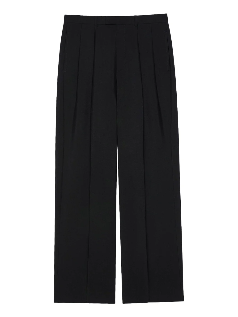 Men's Double Pleated Wide-Leg Trousers Men's Double Pleated Wide-Leg Trousers