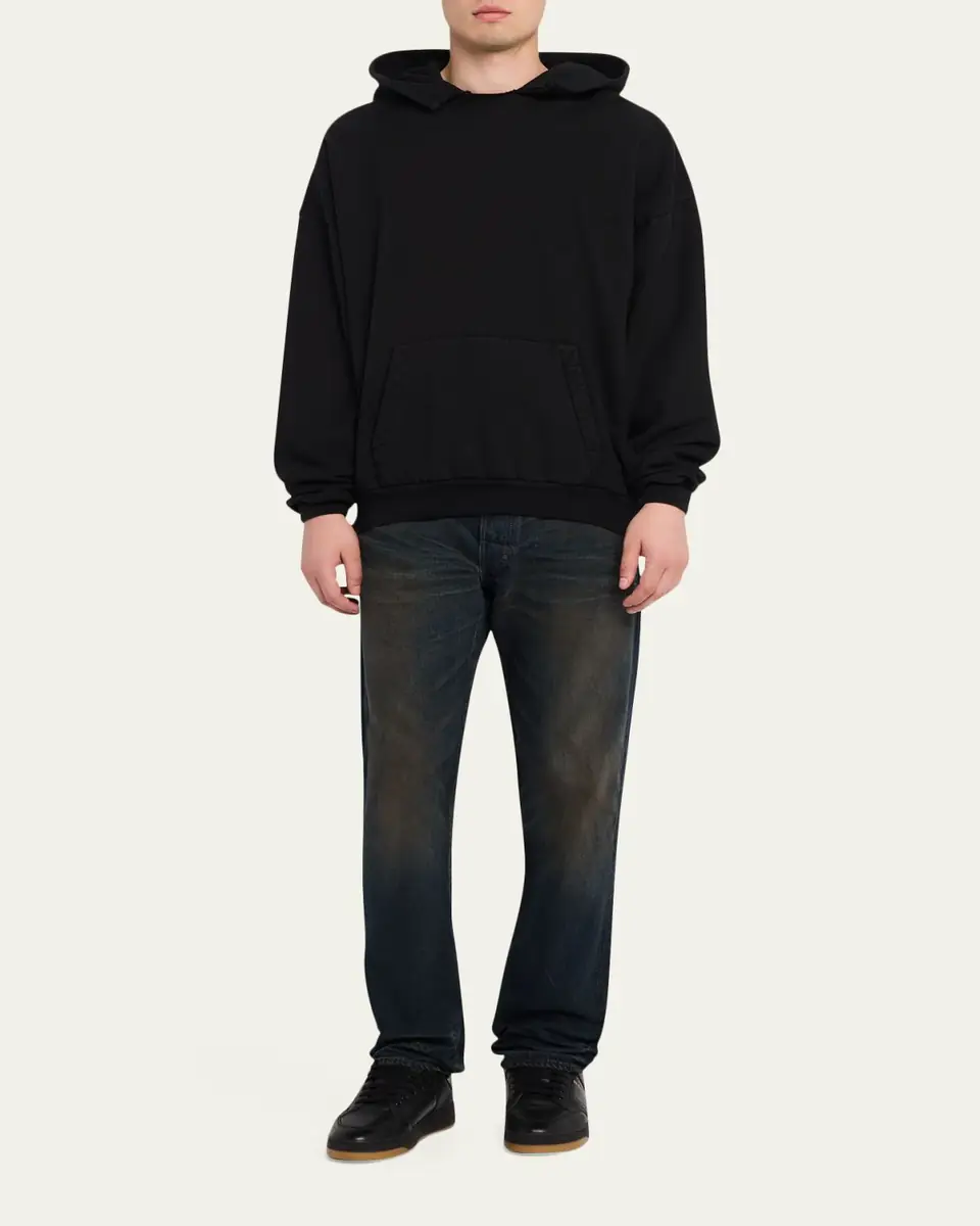 Master Craft Union Men's Waistband-Tab Dark-Wash Denim Straight-Leg Jeans | Thumbnail 2 Master Craft Union Men's Waistband-Tab Dark-Wash Denim Straight-Leg Jeans | Thumbnail 2