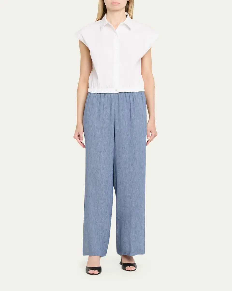 Theory Slit Pull-On Pants | Thumbnail 2 Theory Slit Pull-On Pants | Thumbnail 2