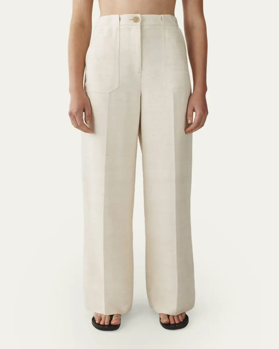 Attersee Silk-Linen Wide-Leg Utility Trousers | Thumbnail 2 Attersee Silk-Linen Wide-Leg Utility Trousers | Thumbnail 2