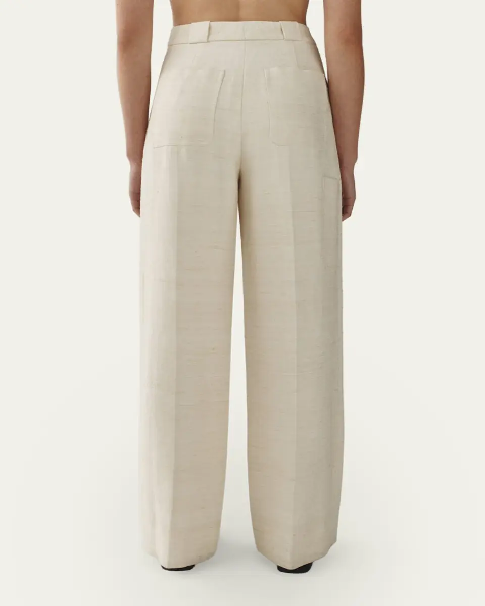 Attersee Silk-Linen Wide-Leg Utility Trousers | Thumbnail 3 Attersee Silk-Linen Wide-Leg Utility Trousers | Thumbnail 3