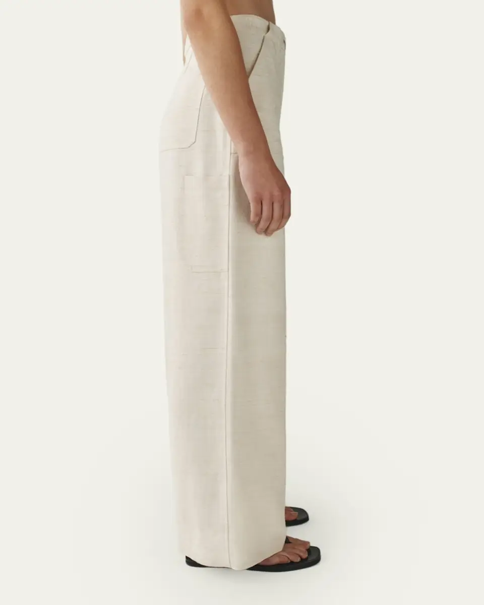Attersee Silk-Linen Wide-Leg Utility Trousers | Thumbnail 4 Attersee Silk-Linen Wide-Leg Utility Trousers | Thumbnail 4