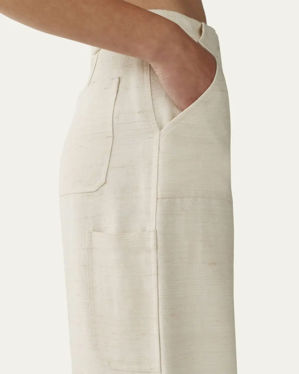 Attersee Silk-Linen Wide-Leg Utility Trousers | Thumbnail 5 Attersee Silk-Linen Wide-Leg Utility Trousers | Thumbnail 5