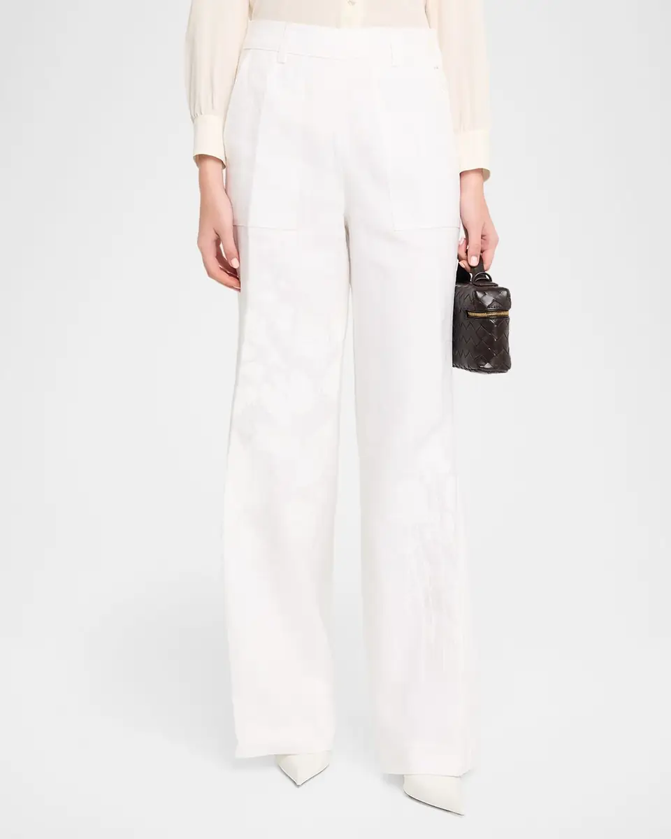 Libertine Porcelain Garden Straight-Leg Trousers | Thumbnail 3