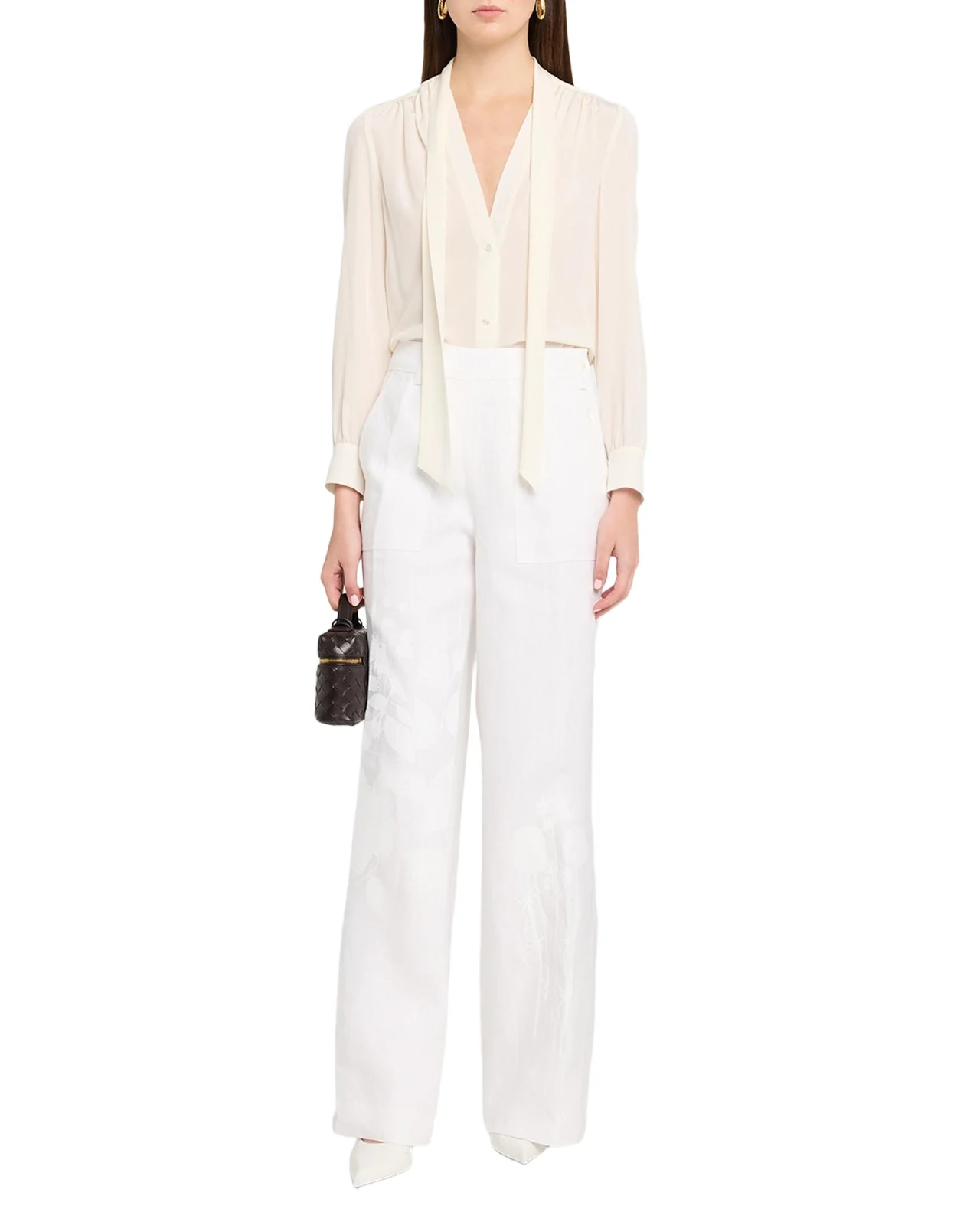 Porcelain Garden Straight-Leg Trousers Porcelain Garden Straight-Leg Trousers