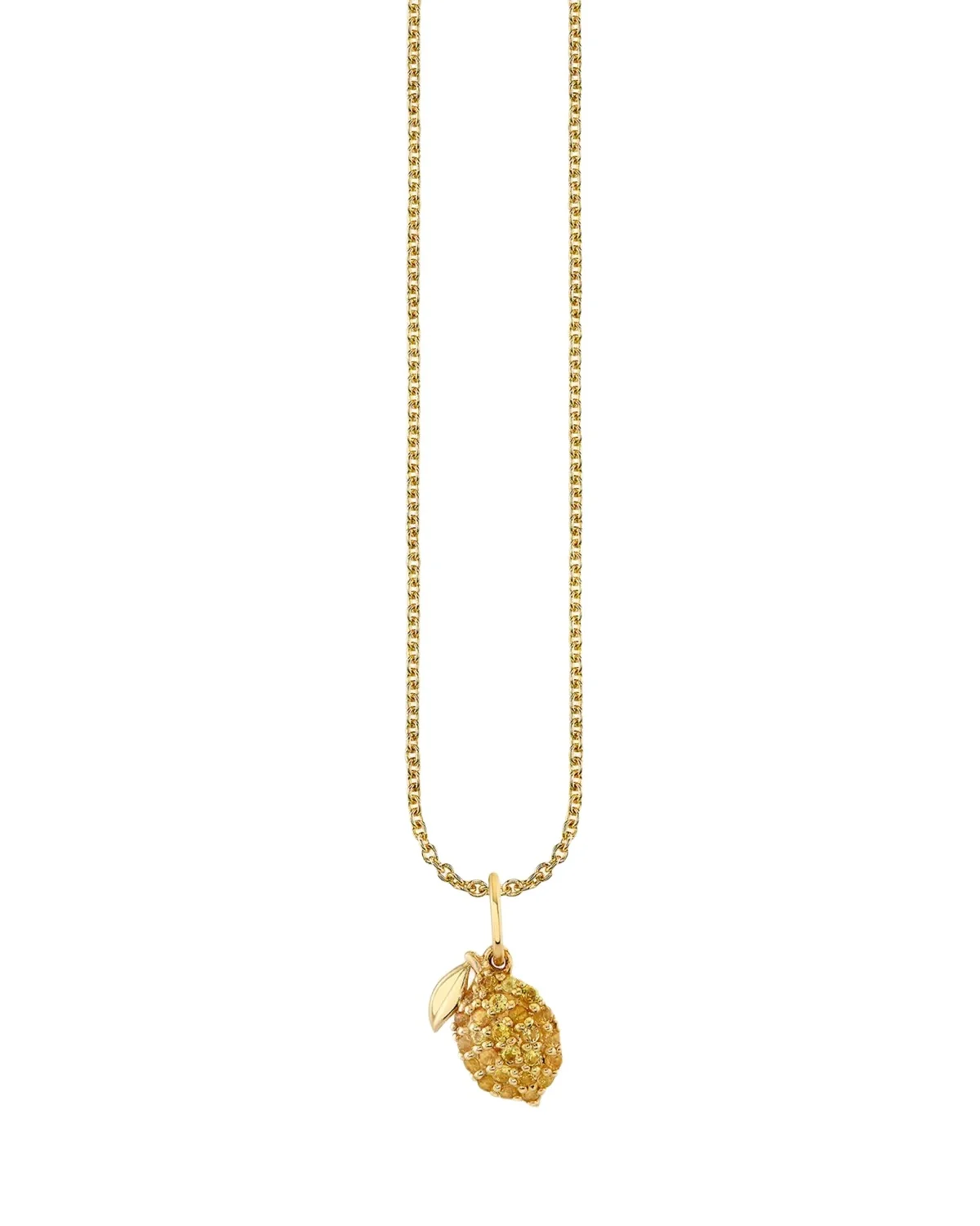 14K Yellow Gold Lemon Pendant Necklace 14K Yellow Gold Lemon Pendant Necklace