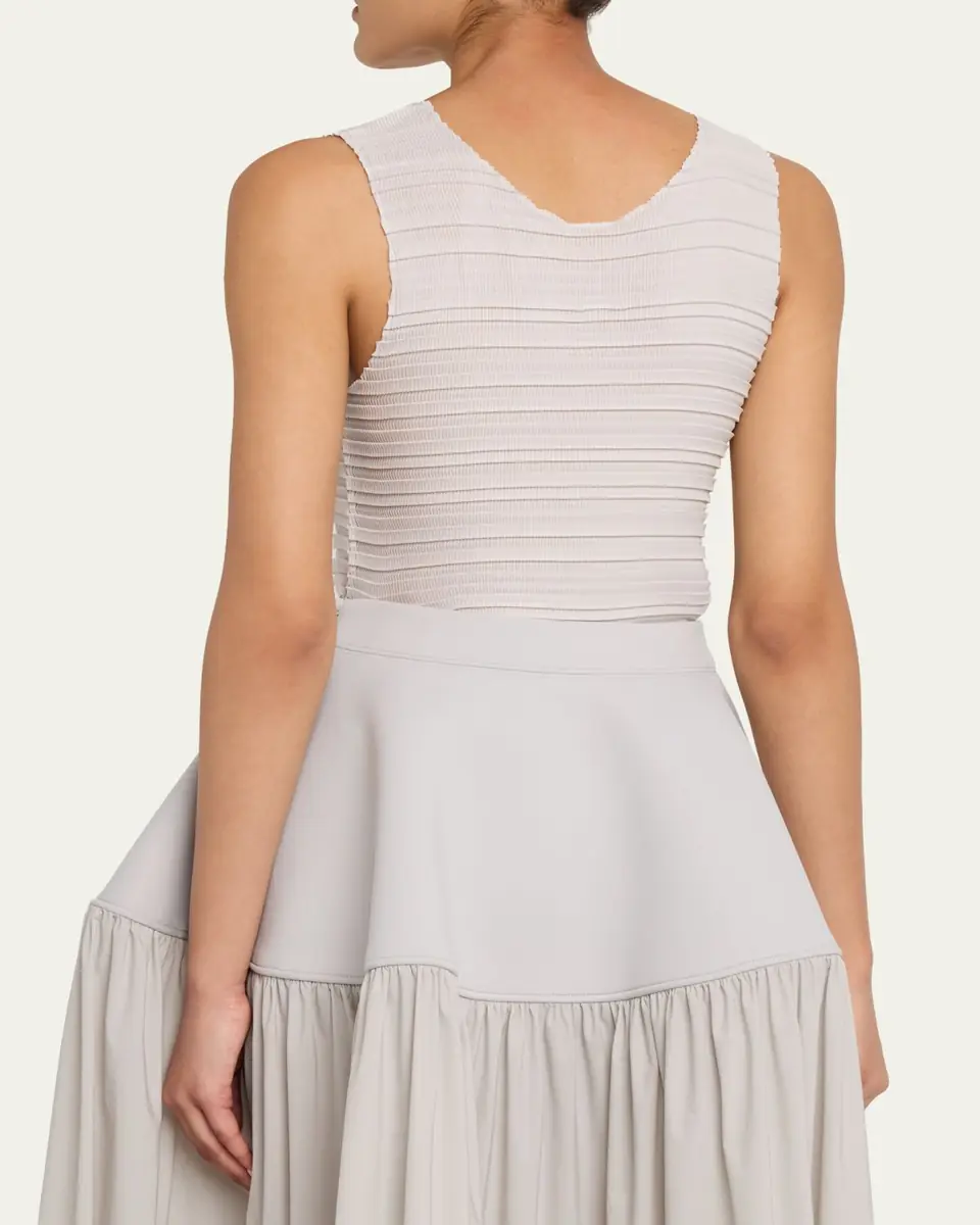 Issey Miyake Jiggly Pleated Plisse Tank Top | Thumbnail 3 Issey Miyake Jiggly Pleated Plisse Tank Top | Thumbnail 3