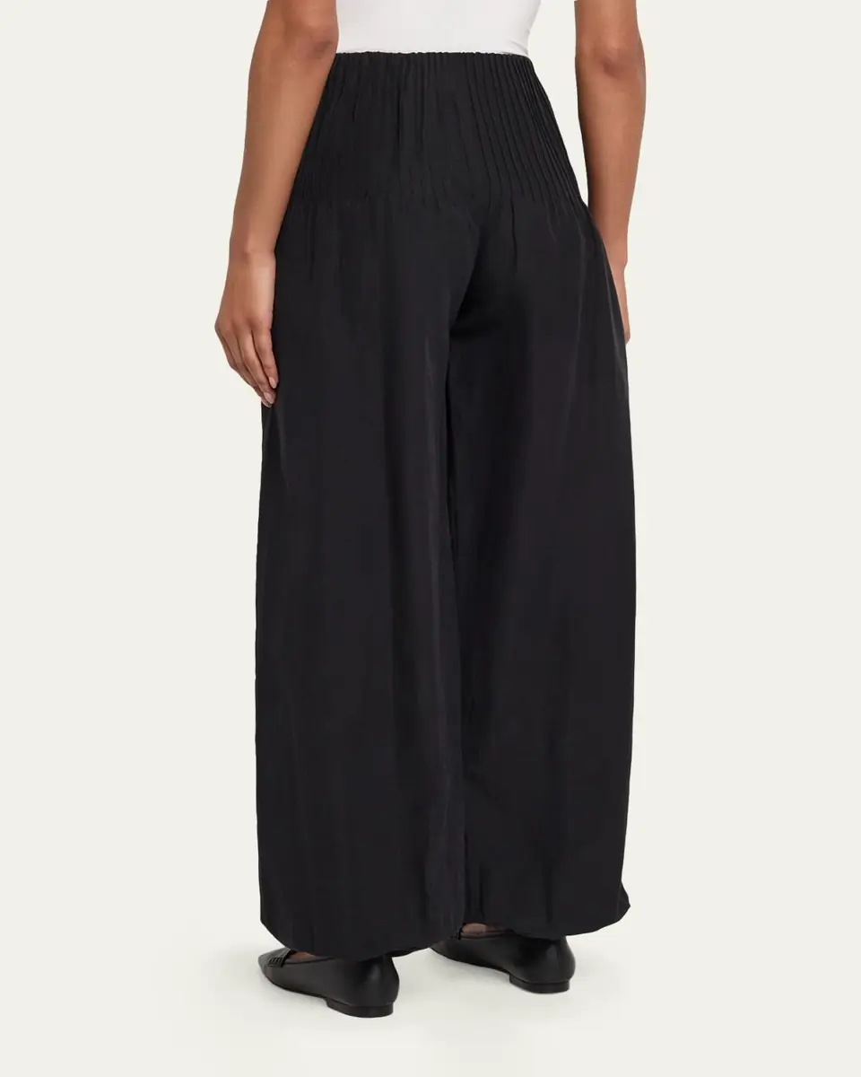 Vince Wide-Leg Pintuck Pants | Thumbnail 3 Vince Wide-Leg Pintuck Pants | Thumbnail 3