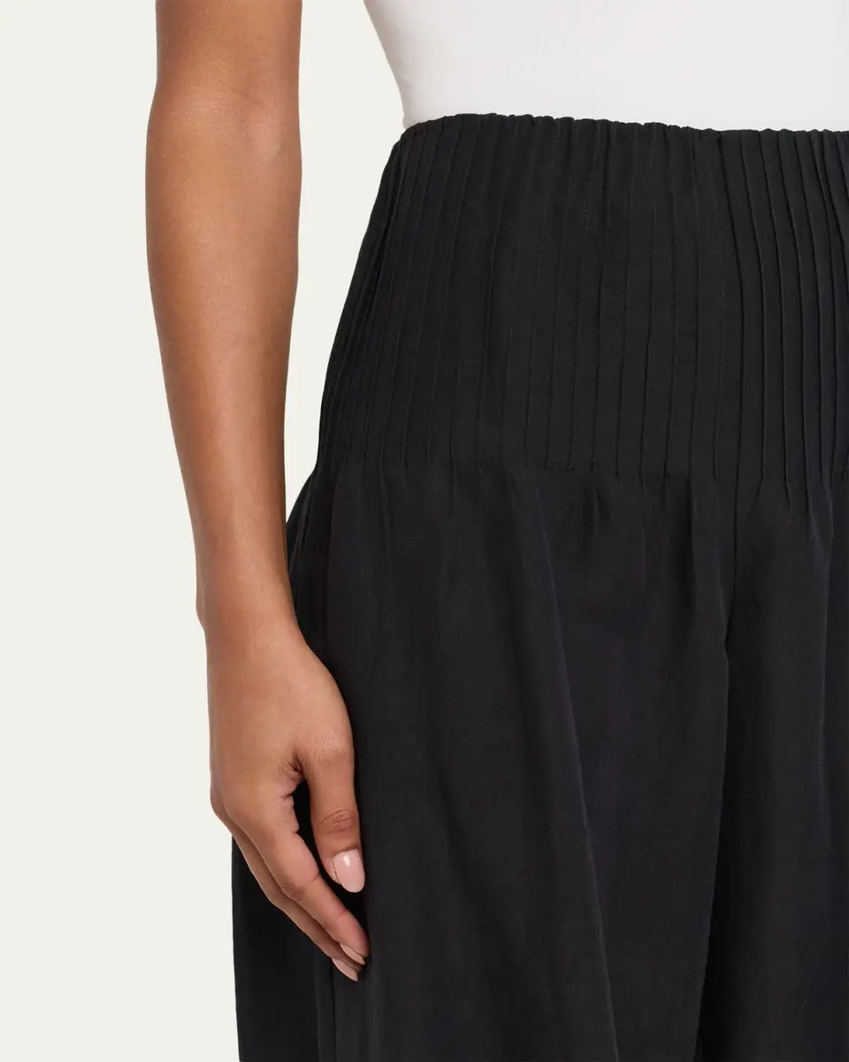 Vince Wide-Leg Pintuck Pants | Thumbnail 5 Vince Wide-Leg Pintuck Pants | Thumbnail 5
