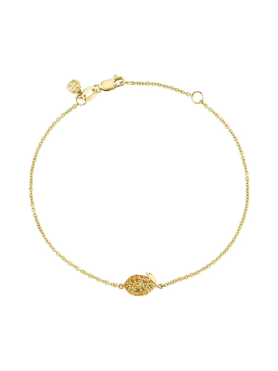 14K Yellow Sapphire Lemon Fixed Bracelet 14K Yellow Sapphire Lemon Fixed Bracelet