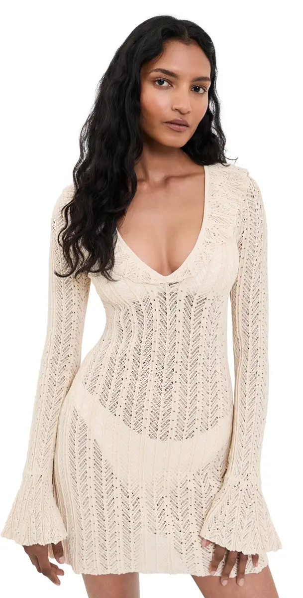 Devon Windsor Davina Coverup Dress Clay | Image 1 Devon Windsor Davina Coverup Dress Clay | Image 1