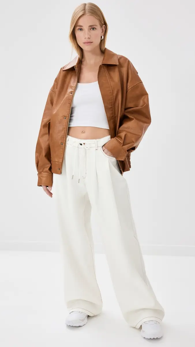 LIONESS Slouched Tie Up Jeans | Thumbnail 5 LIONESS Slouched Tie Up Jeans | Thumbnail 5