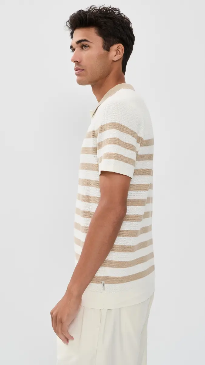 Onia Cotton Textured Knit Polo | Thumbnail 4 Onia Cotton Textured Knit Polo | Thumbnail 4
