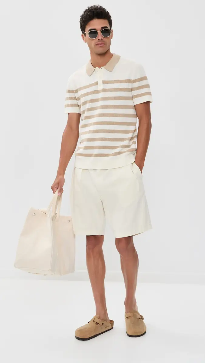 Onia Cotton Textured Knit Polo | Thumbnail 5 Onia Cotton Textured Knit Polo | Thumbnail 5