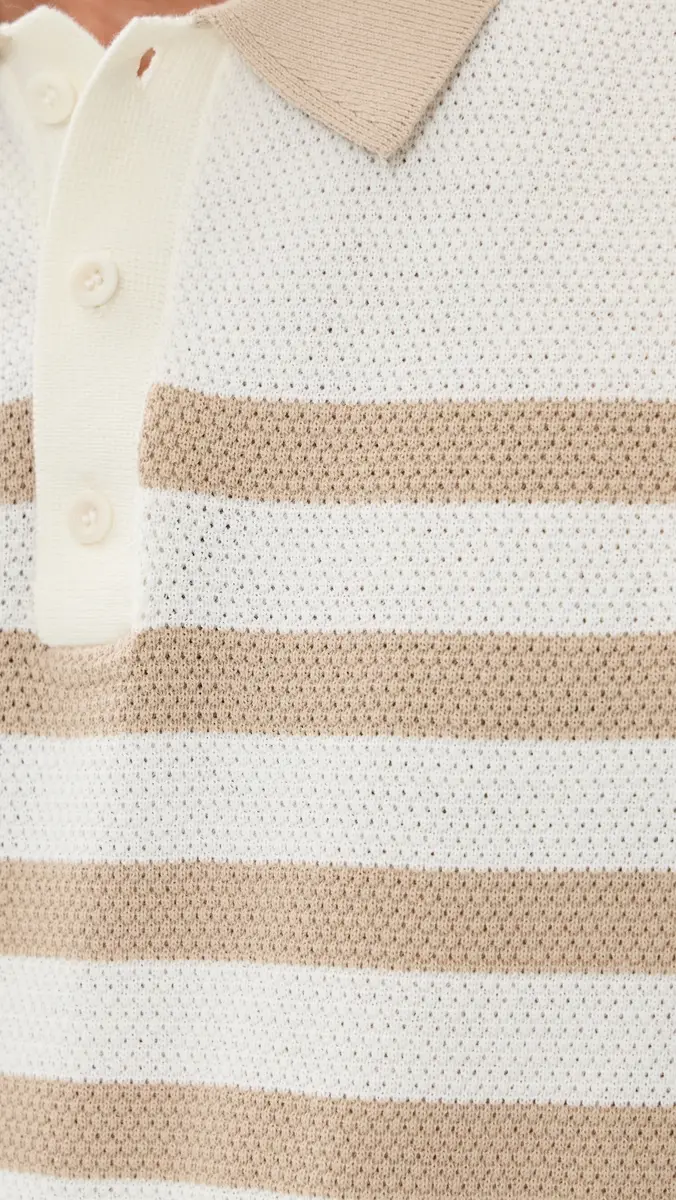 Onia Cotton Textured Knit Polo | Thumbnail 6 Onia Cotton Textured Knit Polo | Thumbnail 6