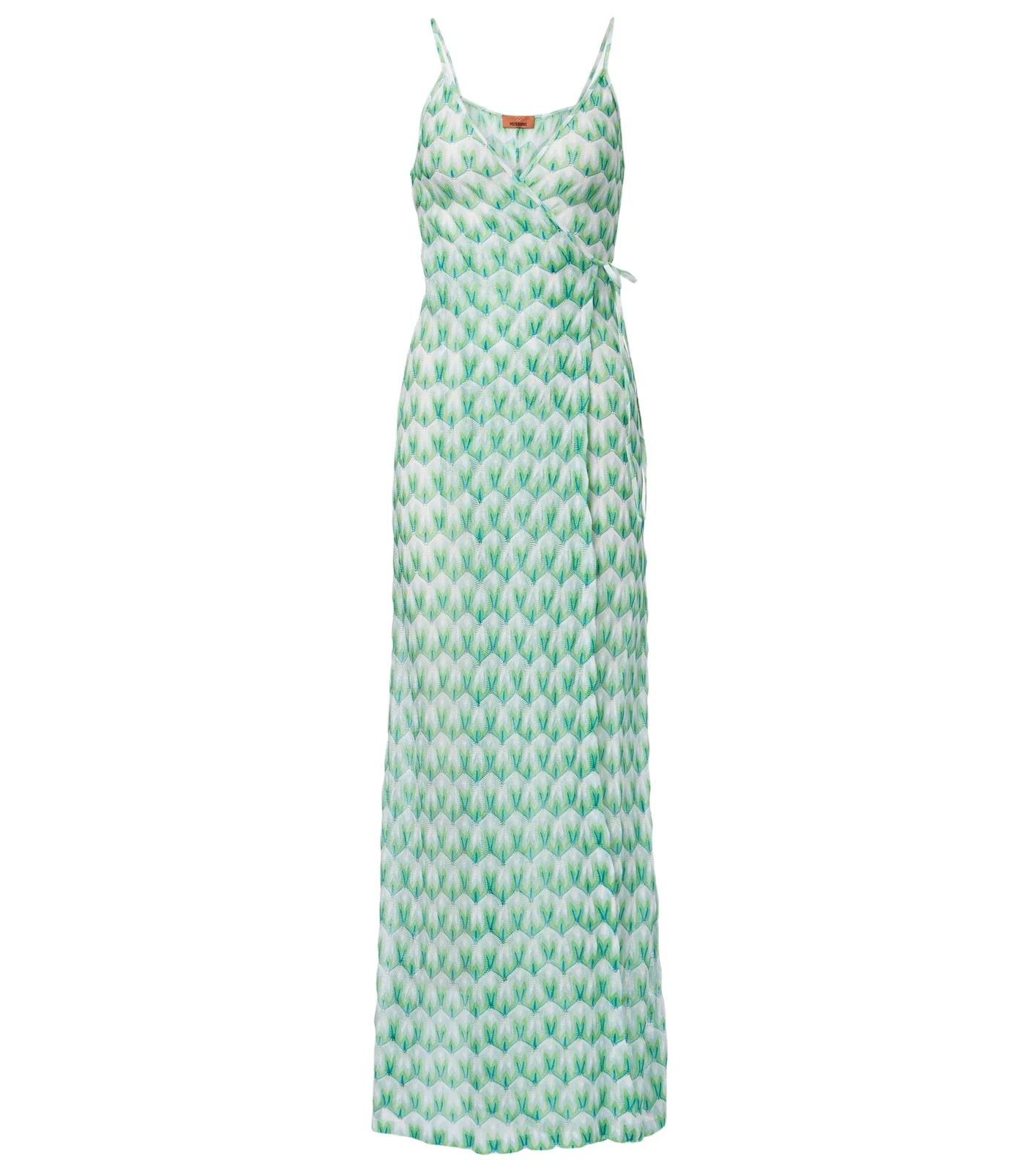 Zigzag wrap dress