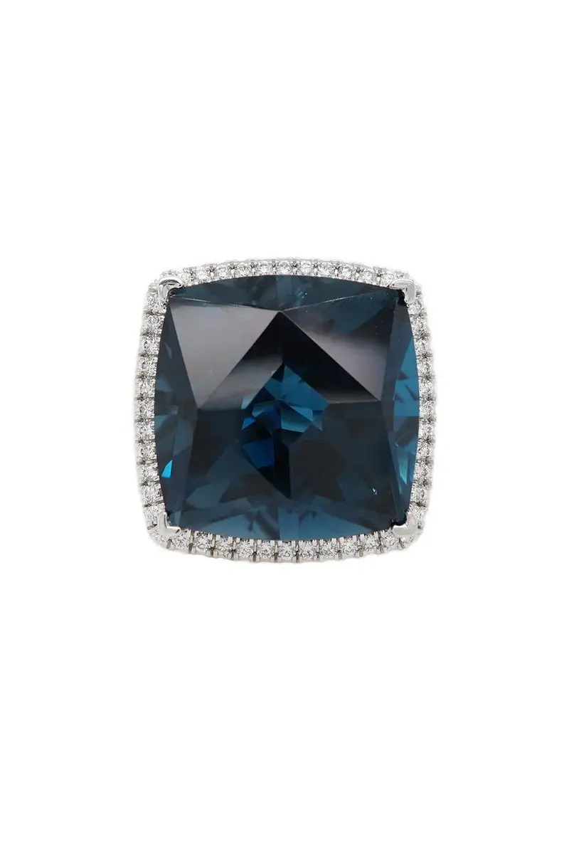 LISA NIK Diamond London Blue Topaz | Image 1 LISA NIK Diamond London Blue Topaz | Image 1