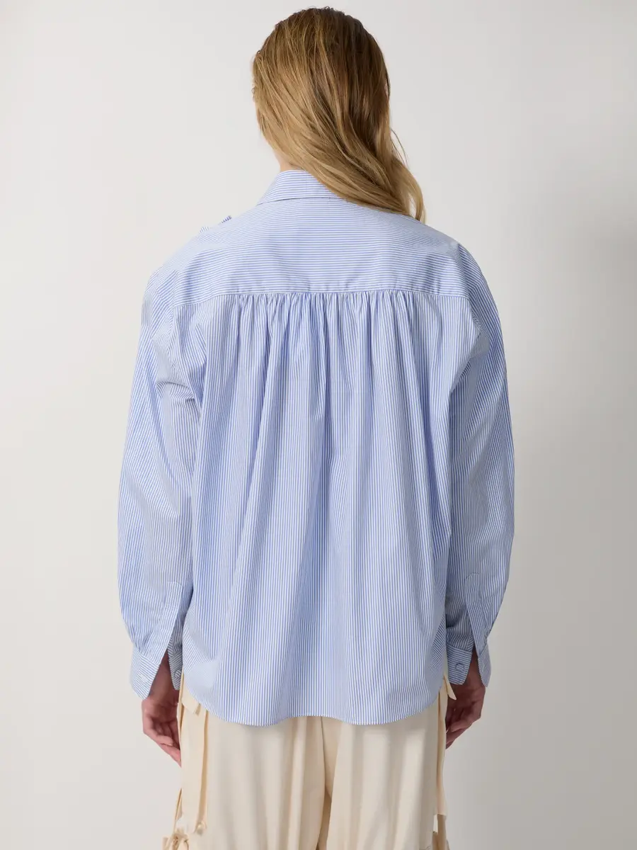 Aknvas The Flor shirt in sky blue pinstripe | Thumbnail 6 Aknvas The Flor shirt in sky blue pinstripe | Thumbnail 6