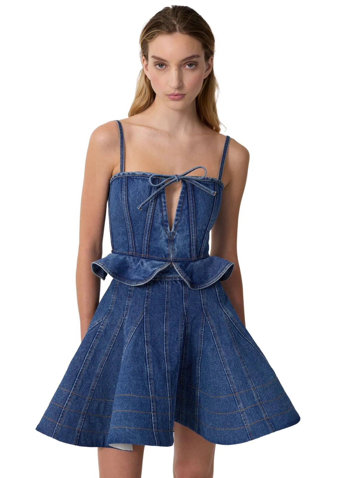 The Kalle skirt in deep blue The Kalle skirt in deep blue