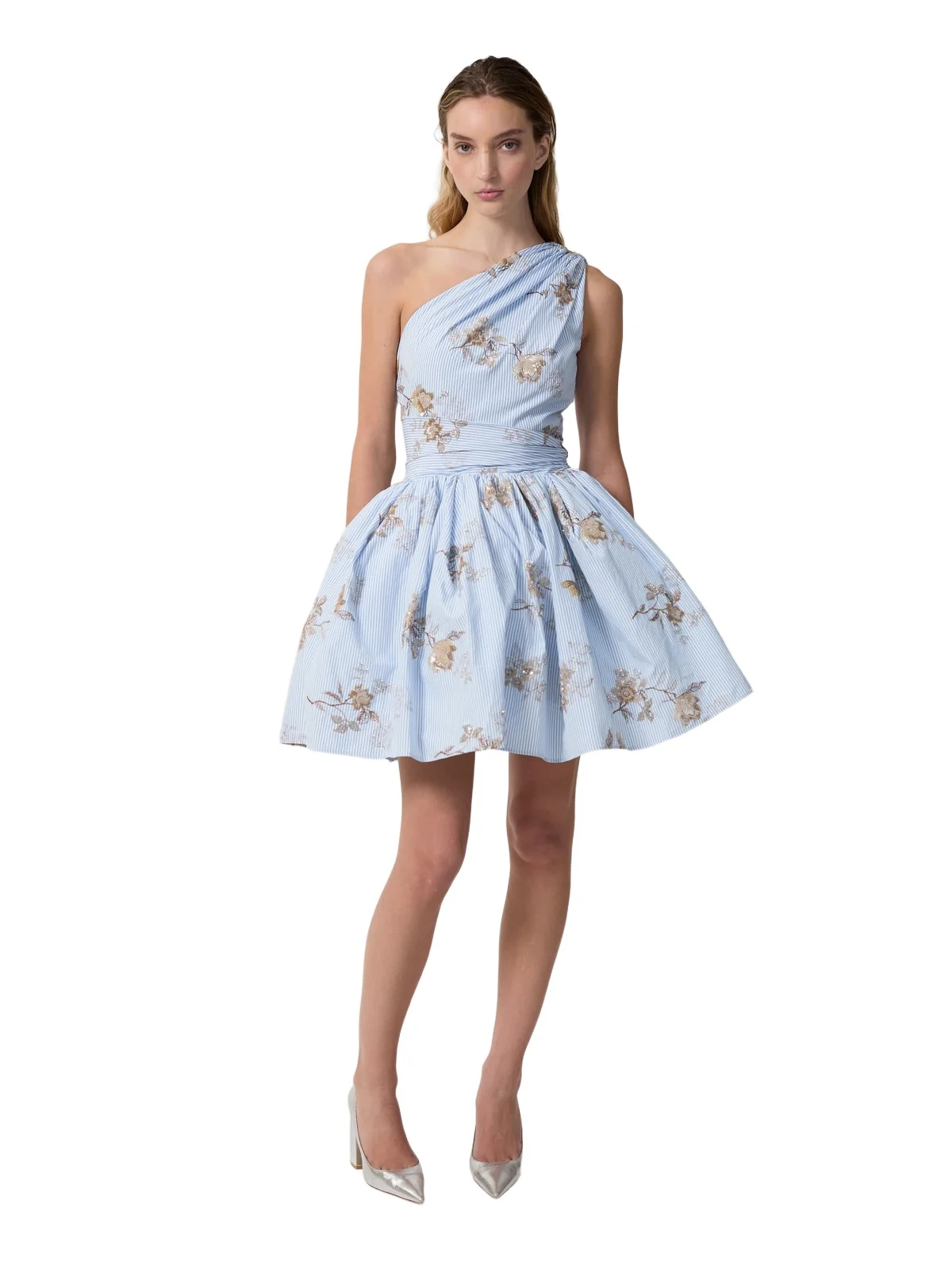 The Paula dress in embroidered poplin The Paula dress in embroidered poplin
