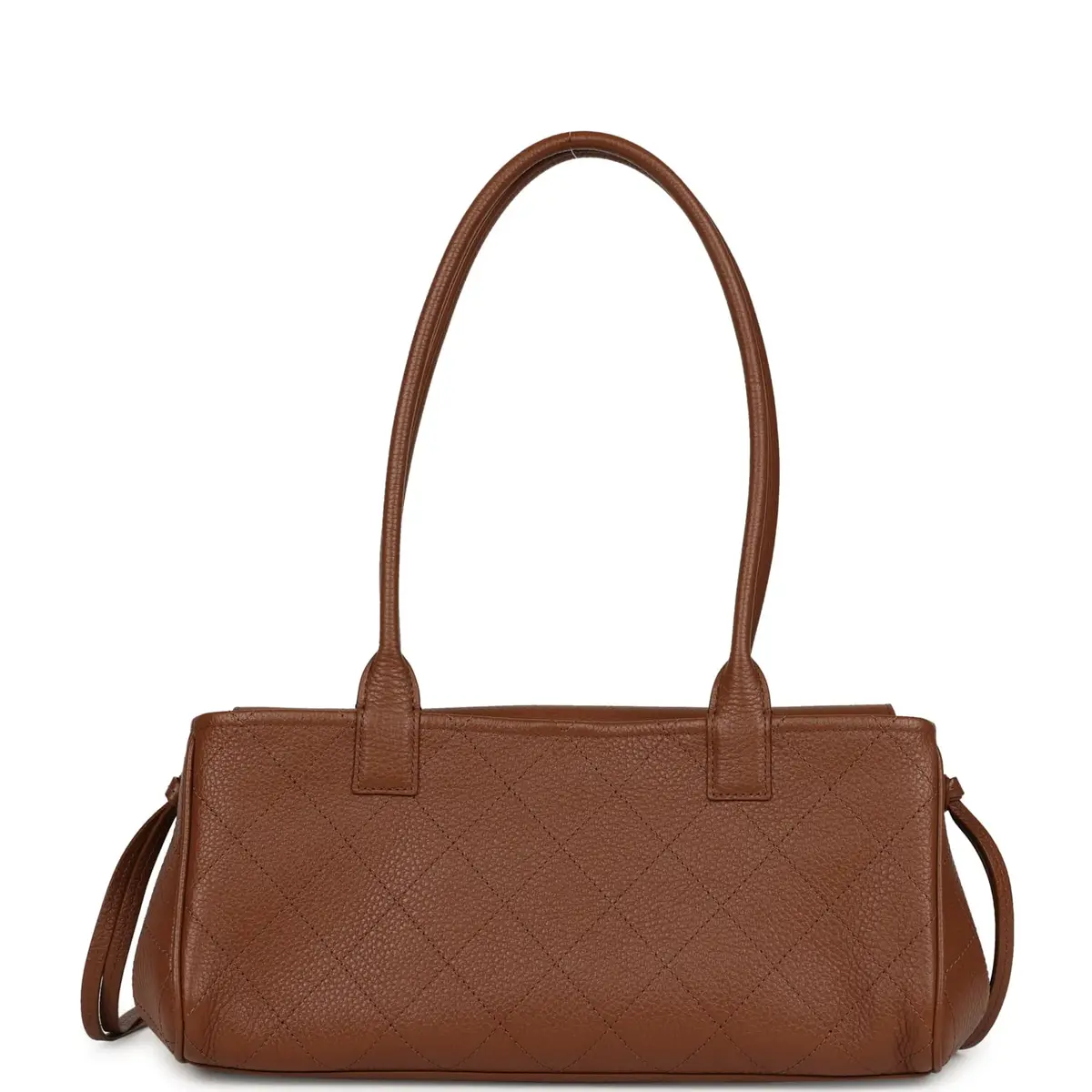 Chanel Chanel Small "Urban Essential" East West Shopping Tote Brown Caviar Gold Hardware | Thumbnail 4 Chanel Chanel Small "Urban Essential" East West Shopping Tote Brown Caviar Gold Hardware | Thumbnail 4