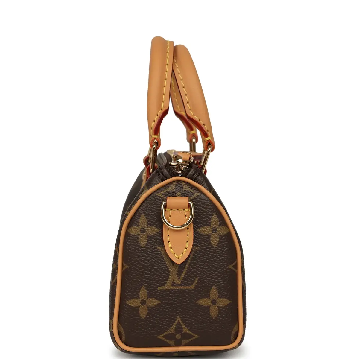Louis Vuitton Louis Vuitton "Vivienne" Nano Speedy Bag Brown Monogram Snowy Pearl Gold Hardware | Thumbnail 3 Louis Vuitton Louis Vuitton "Vivienne" Nano Speedy Bag Brown Monogram Snowy Pearl Gold Hardware | Thumbnail 3