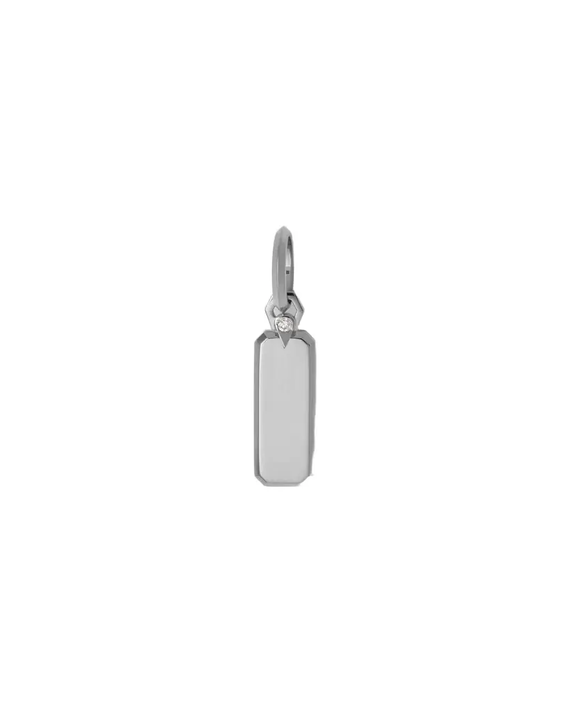 Jennifer Fisher Small Dog Tag | Image 1 Jennifer Fisher Small Dog Tag | Image 1