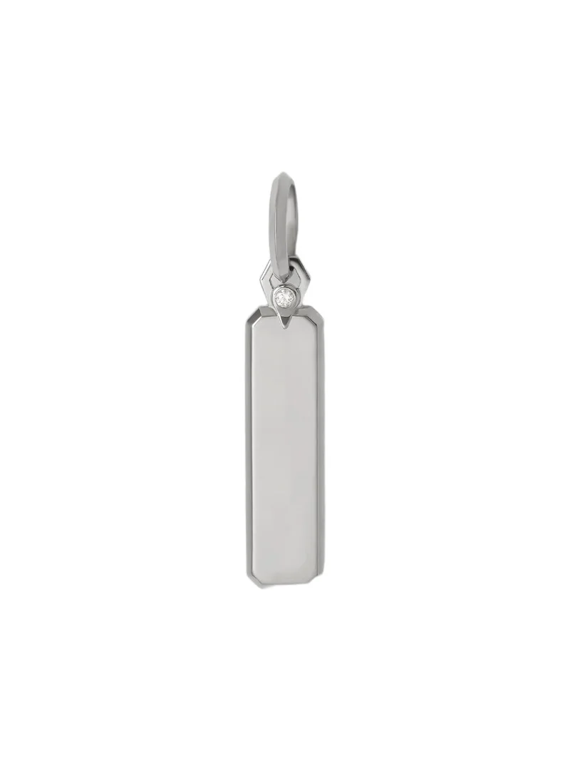 Large Dog Tag 18K White Gold Large Dog Tag 18K White Gold