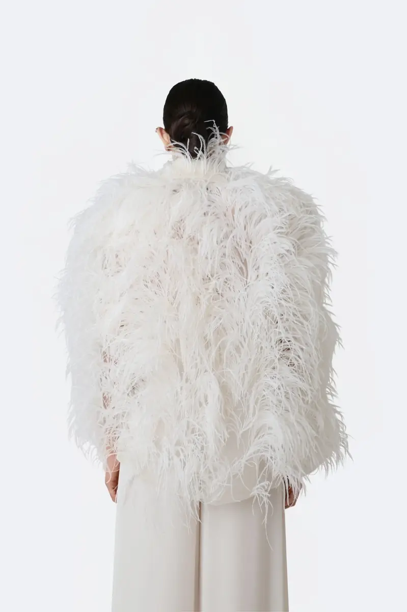 Lapointe Marbled Feathers Jacket | Thumbnail 2 Lapointe Marbled Feathers Jacket | Thumbnail 2