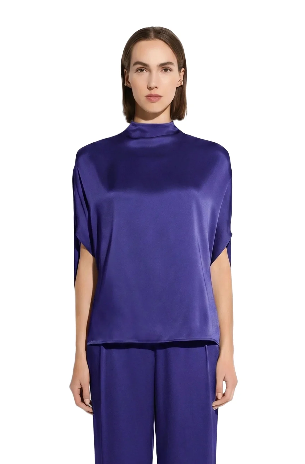 Lapointe Satin Cape Tee