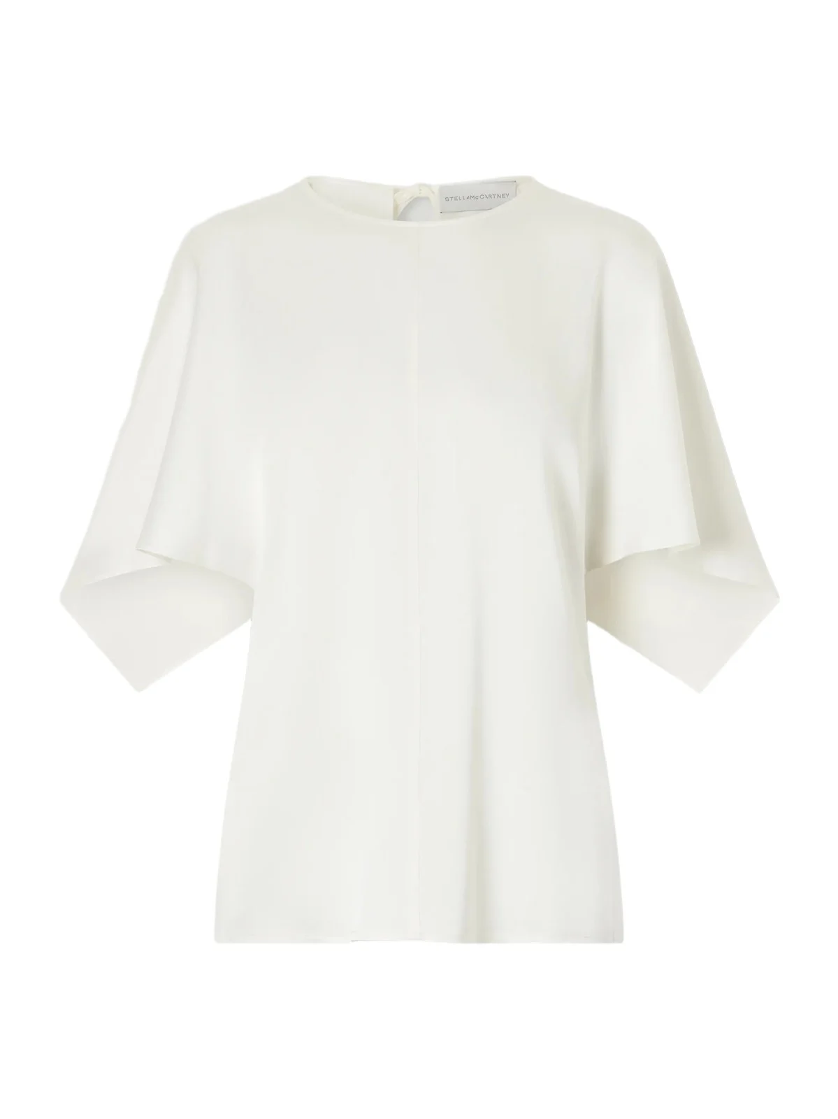 Open-back Satin Blouse Open-back Satin Blouse