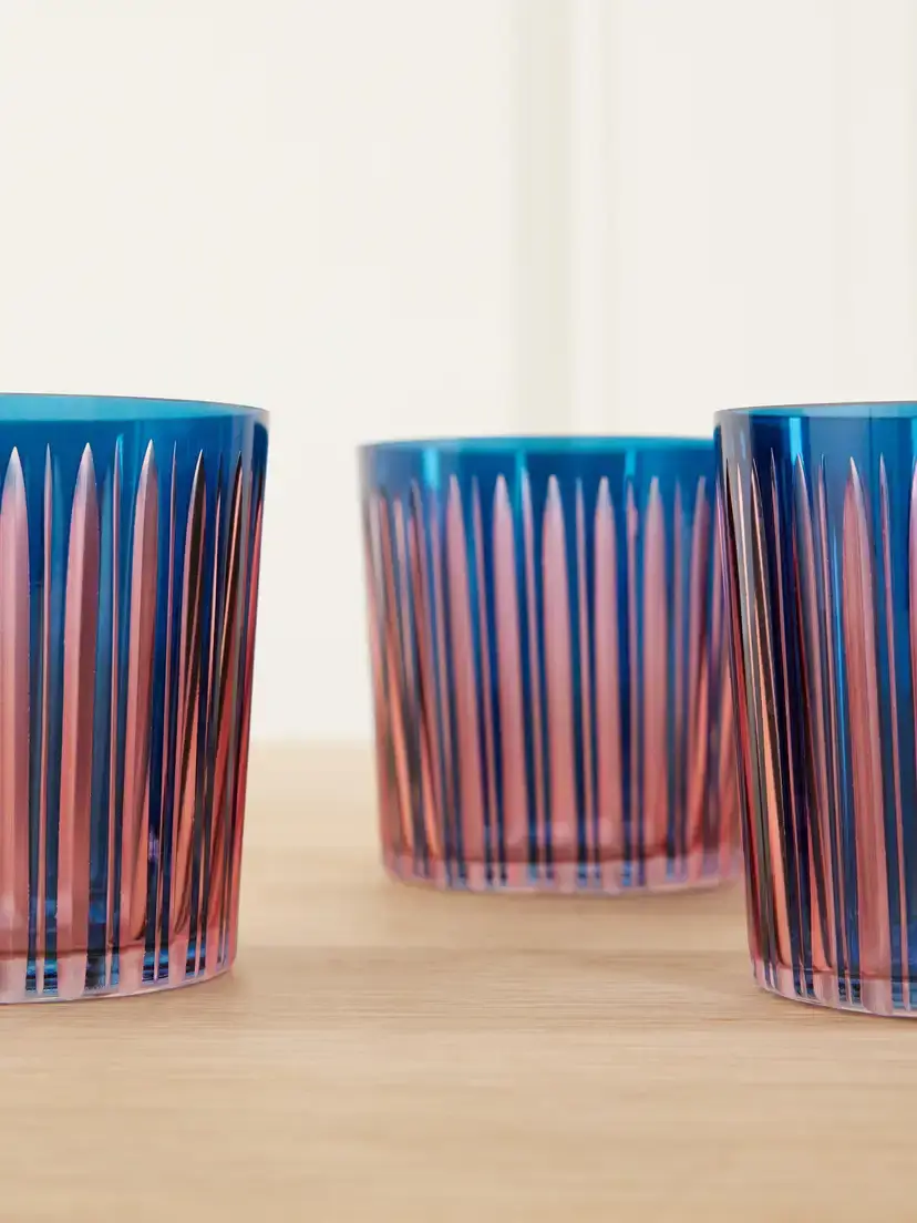 L'Objet Prism Set Of Four Glass Tumblers | Thumbnail 3 L'Objet Prism Set Of Four Glass Tumblers | Thumbnail 3