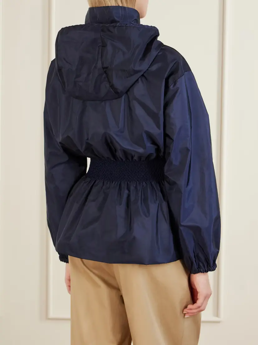 Moncler Liriope Hooded Gathered Shell Jacket | Thumbnail 4 Moncler Liriope Hooded Gathered Shell Jacket | Thumbnail 4