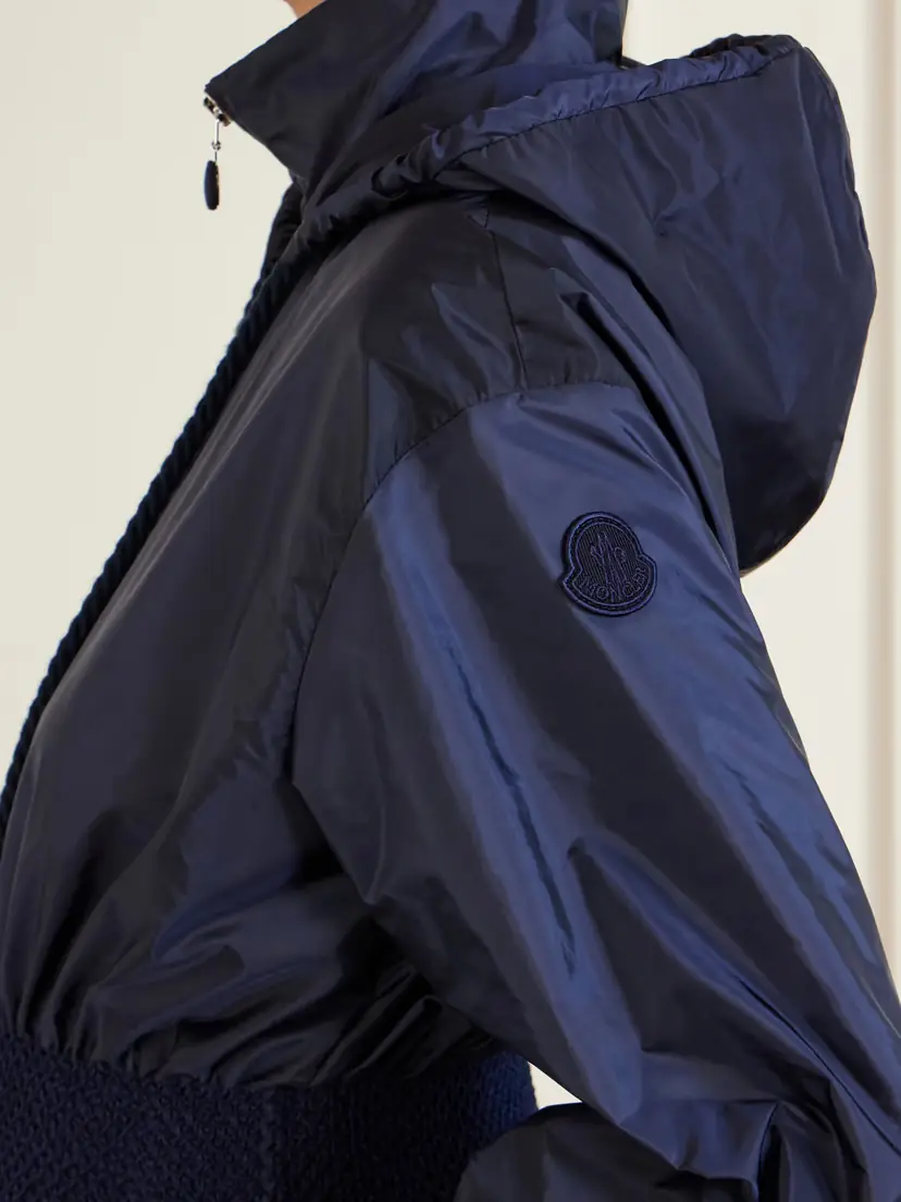 Moncler Liriope Hooded Gathered Shell Jacket | Thumbnail 5 Moncler Liriope Hooded Gathered Shell Jacket | Thumbnail 5