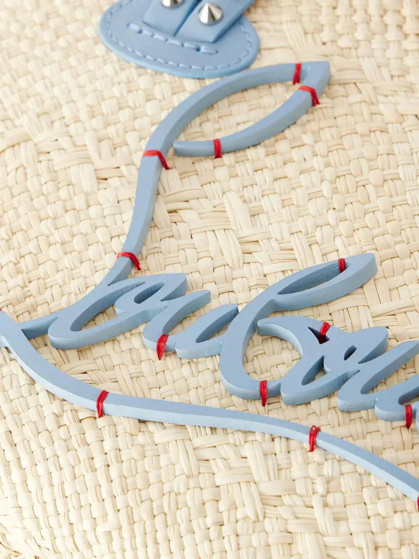 Christian Louboutin Cabata Appliquéd Studded Leather-trimmed Raffia Tote | Thumbnail 5 Christian Louboutin Cabata Appliquéd Studded Leather-trimmed Raffia Tote | Thumbnail 5