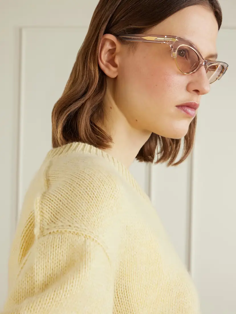 Bottega Veneta Eyewear Cat-eye Acetate Sunglasses | Thumbnail 5 Bottega Veneta Eyewear Cat-eye Acetate Sunglasses | Thumbnail 5