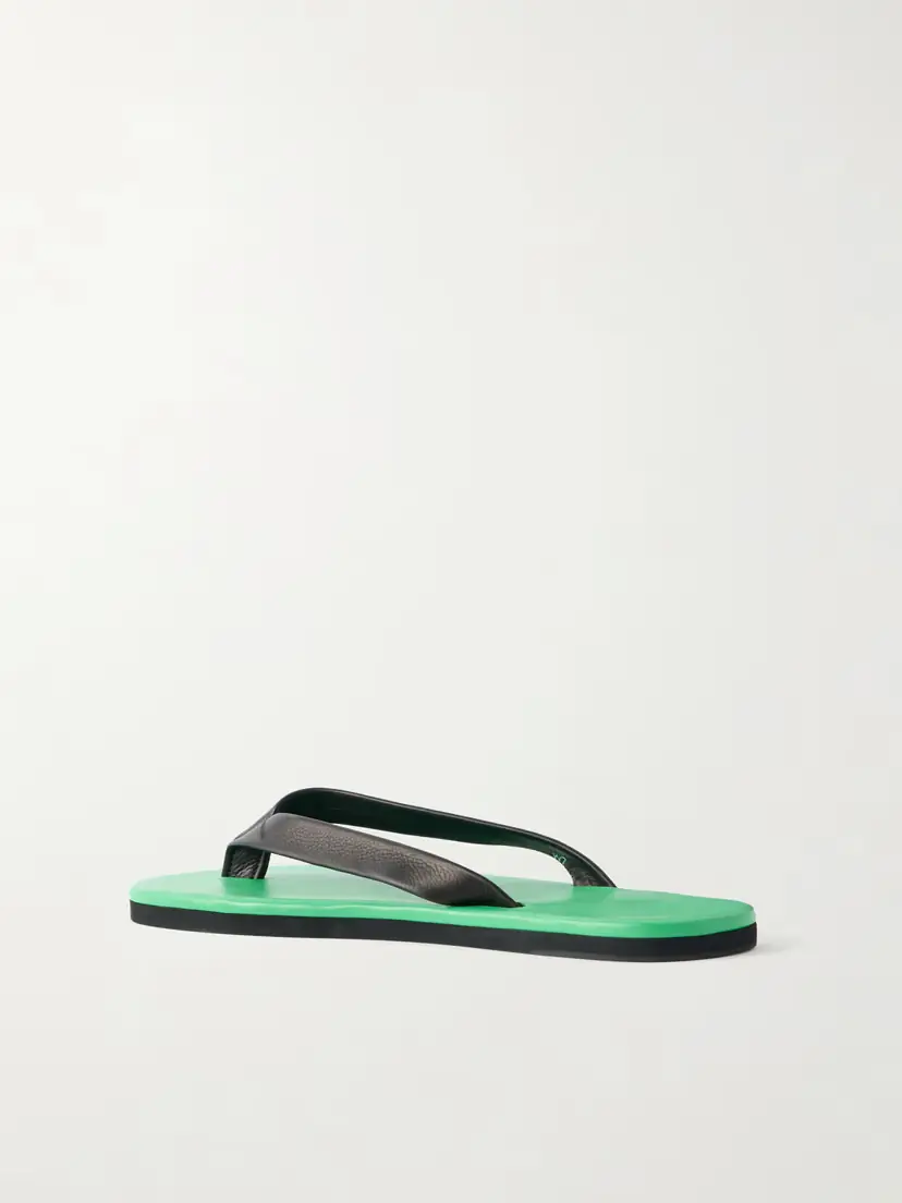 Auralee Leather Flip Flops | Thumbnail 3 Auralee Leather Flip Flops | Thumbnail 3
