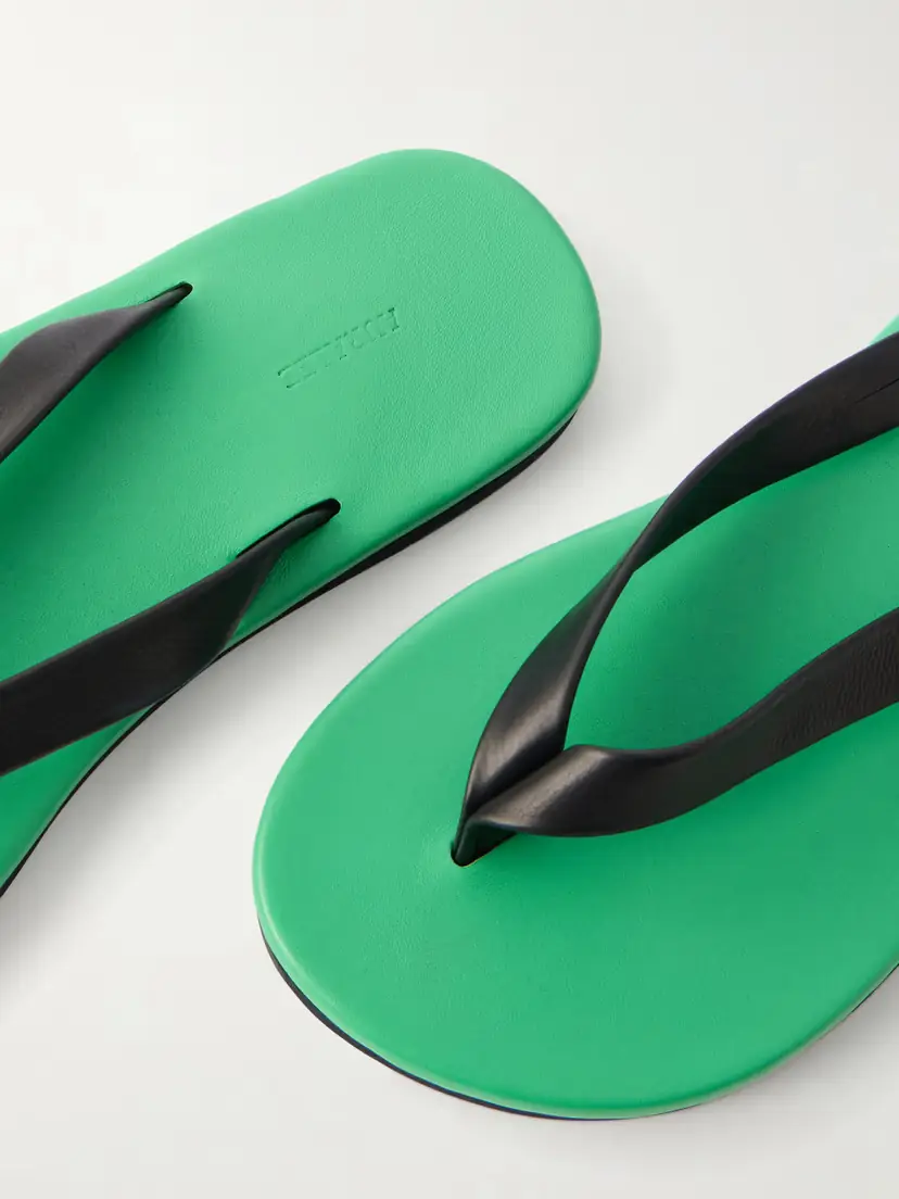 Auralee Leather Flip Flops | Thumbnail 5 Auralee Leather Flip Flops | Thumbnail 5