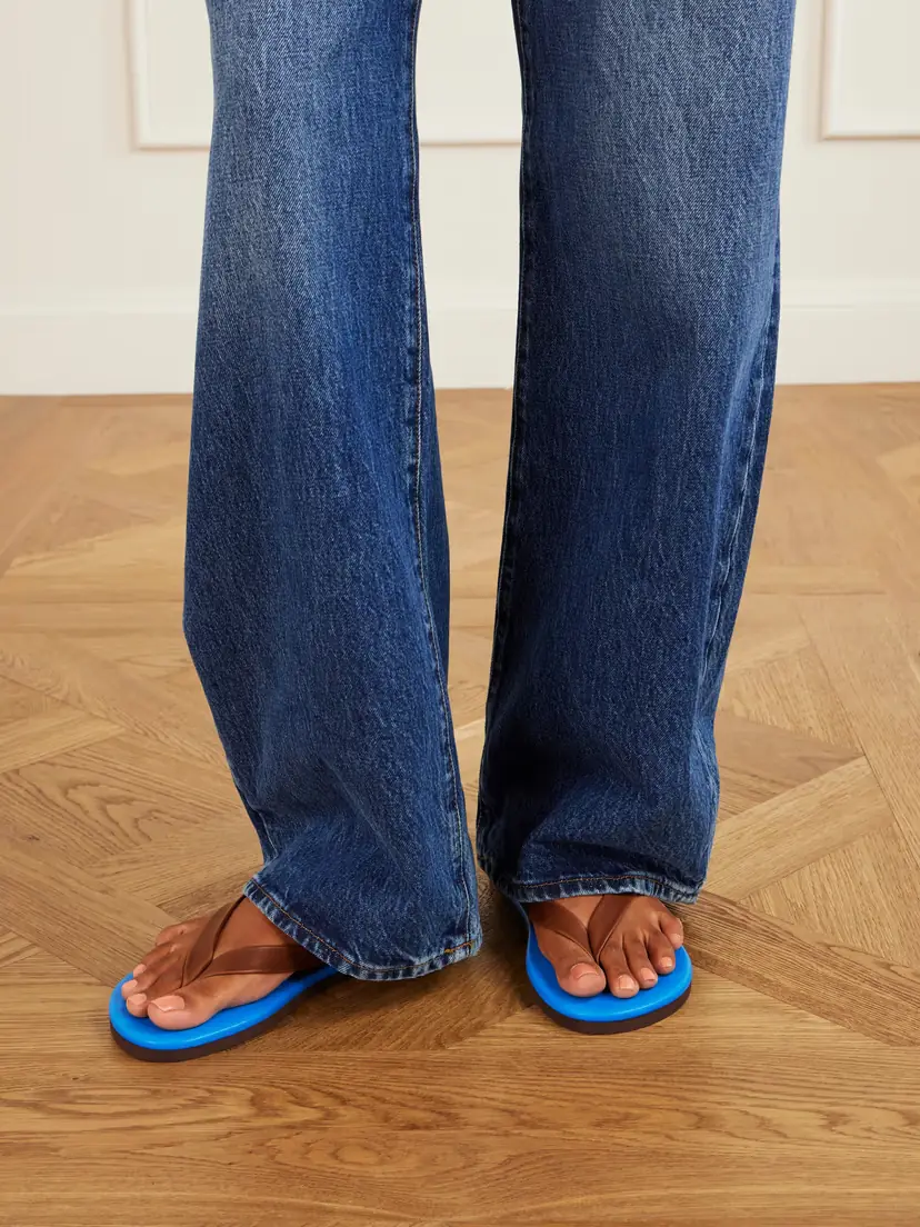 Auralee Leather Flip Flops | Thumbnail 2 Auralee Leather Flip Flops | Thumbnail 2