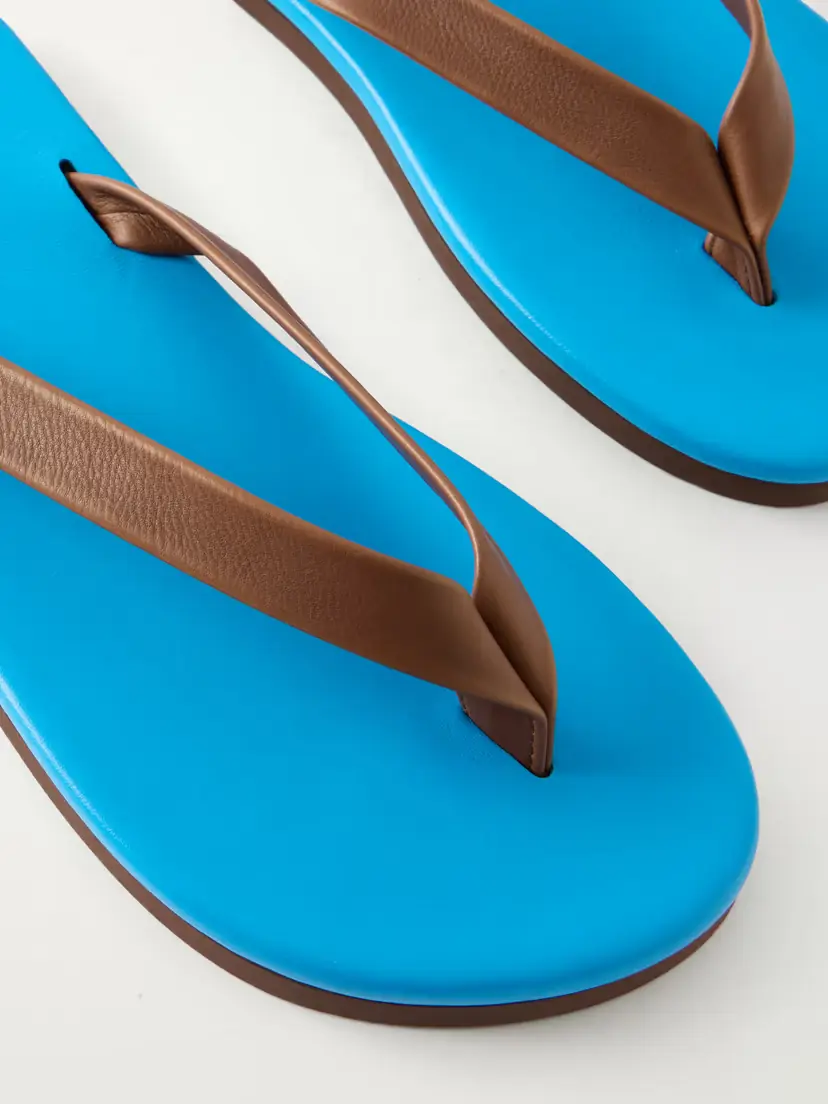 Auralee Leather Flip Flops | Thumbnail 5 Auralee Leather Flip Flops | Thumbnail 5