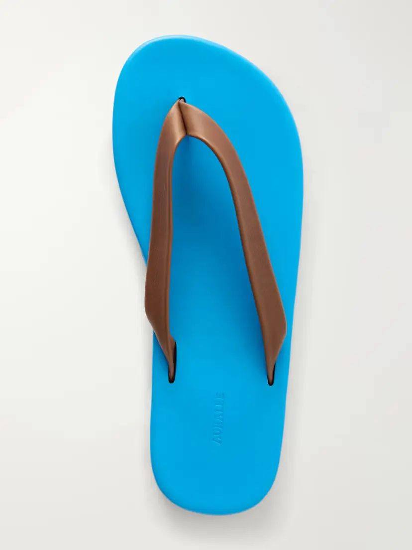 Auralee Leather Flip Flops | Thumbnail 6 Auralee Leather Flip Flops | Thumbnail 6