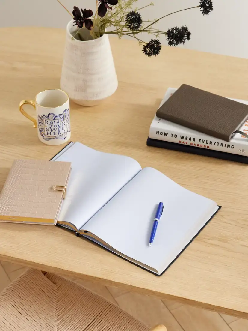 Smythson Portobello Textured-leather Notebook | Thumbnail 2