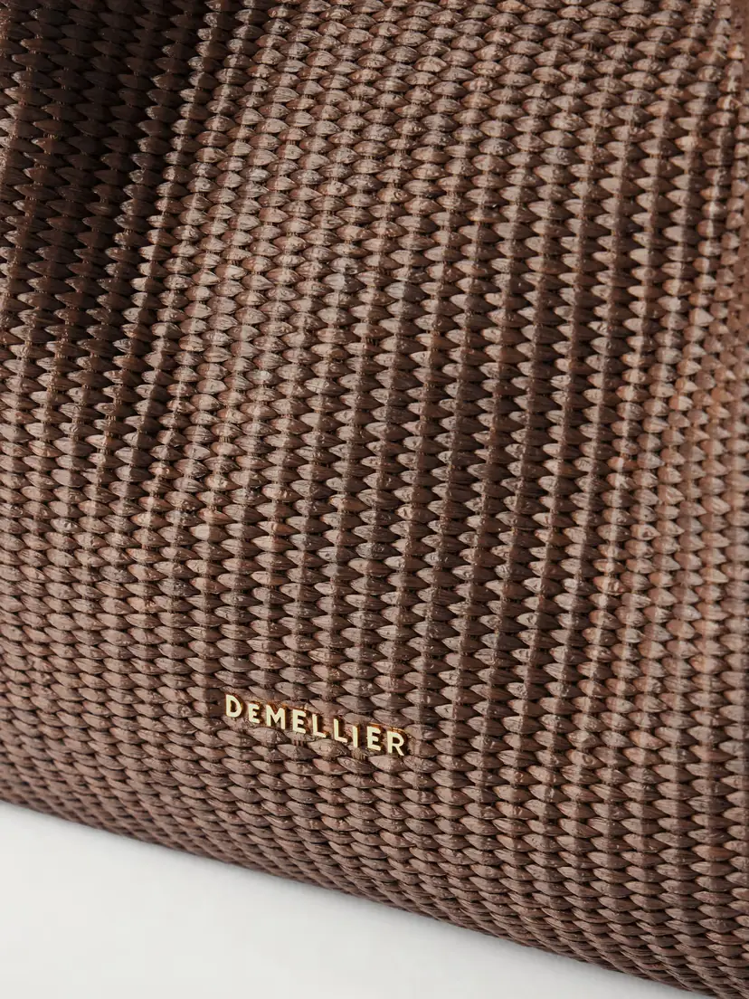 DeMellier The New York Large Leather-trimmed Raffia Tote | Thumbnail 5 DeMellier The New York Large Leather-trimmed Raffia Tote | Thumbnail 5