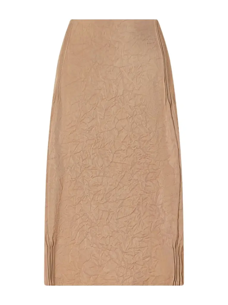 Tory Burch Crinkled-satin Skirt